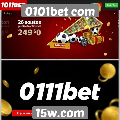 Ofertas de bônus disponíveis no site 0101bet