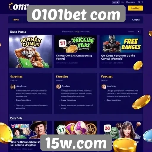 Características principais do site de jogos 0101bet