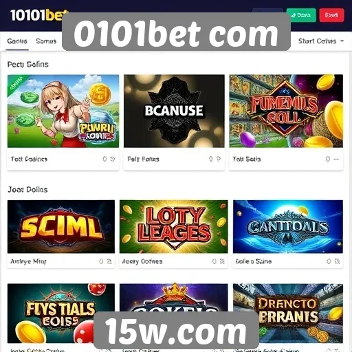 Novidades em jogos disponíveis no 0101bet com