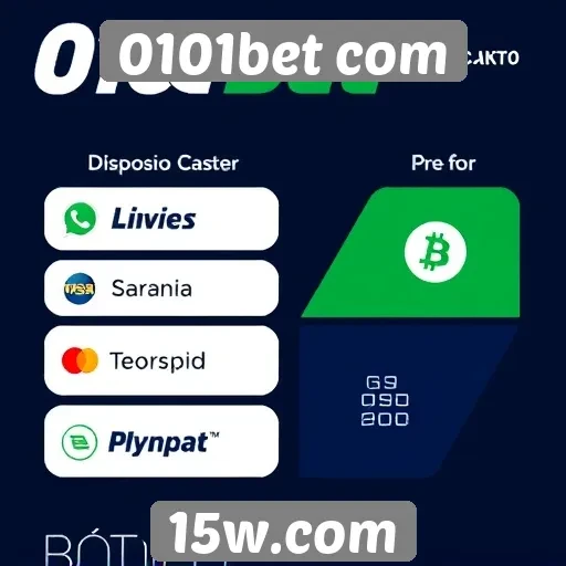 Métodos de pagamento aceitos por 0101bet