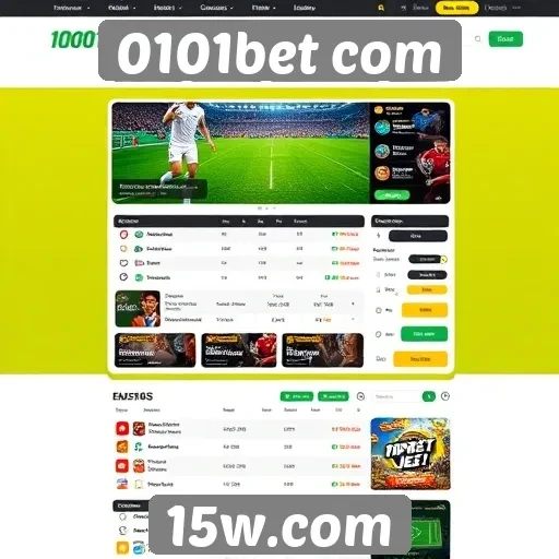 Interface do usuário do 0101bet com é intuitiva